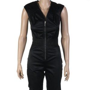 Vintage Madonna H&M Black Satin jumpsuit